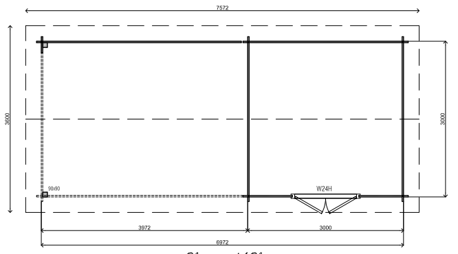 Log Cabin 25102